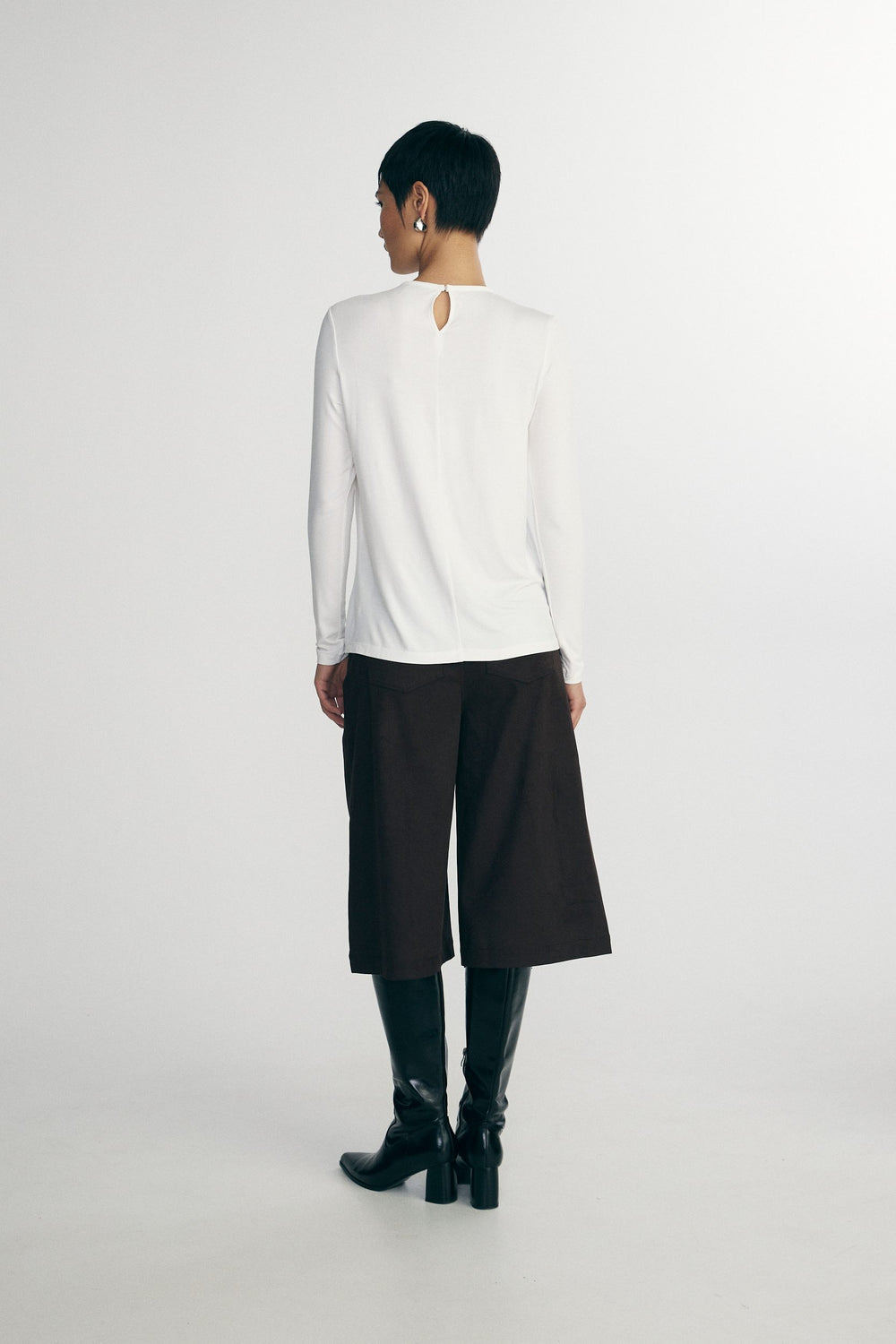 Flowy long-sleeve top