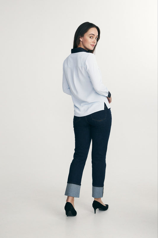 Pull Haut Femme Coast Bleu Marine Avec Dentelle - Taille XS Occasion TB État