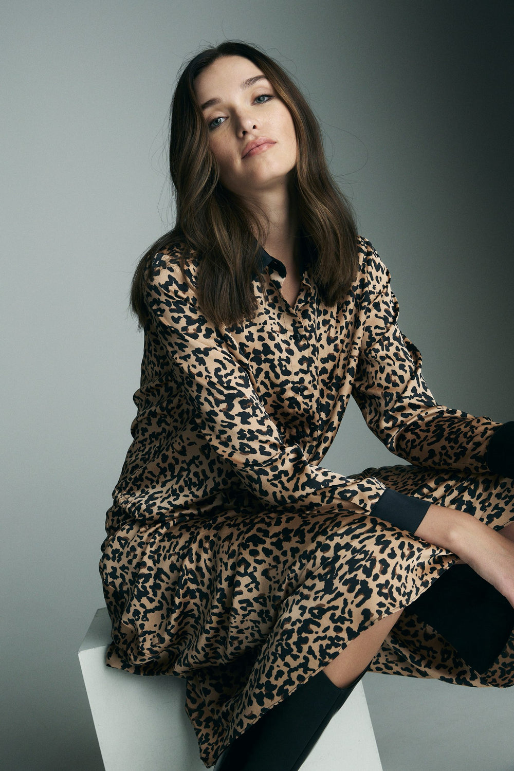 Blouse imprimé léopard