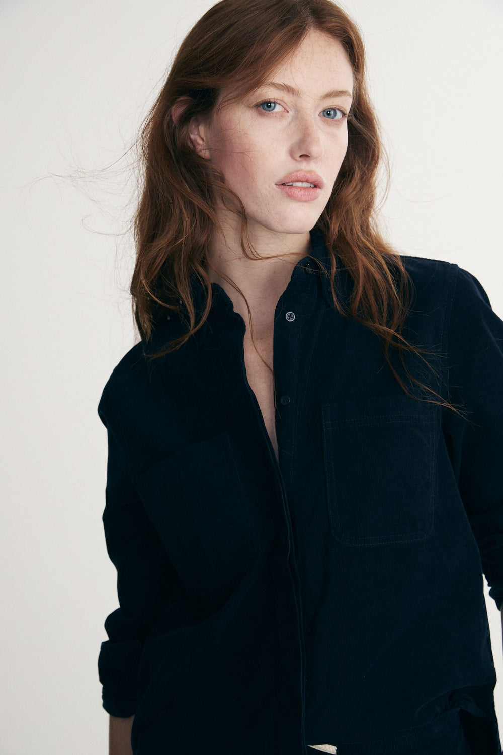 Chemisier en corduroy