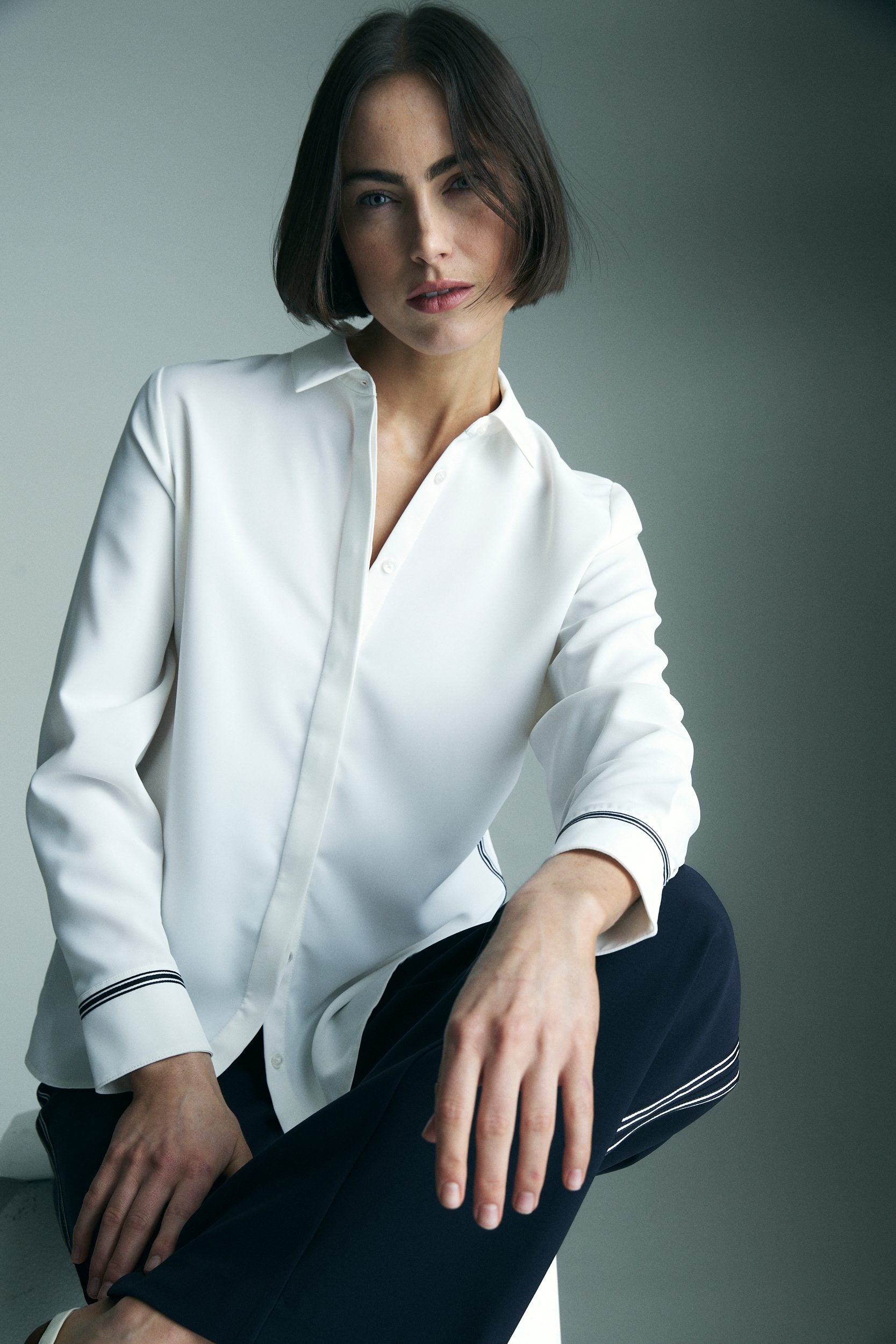 Chemise avec ruban