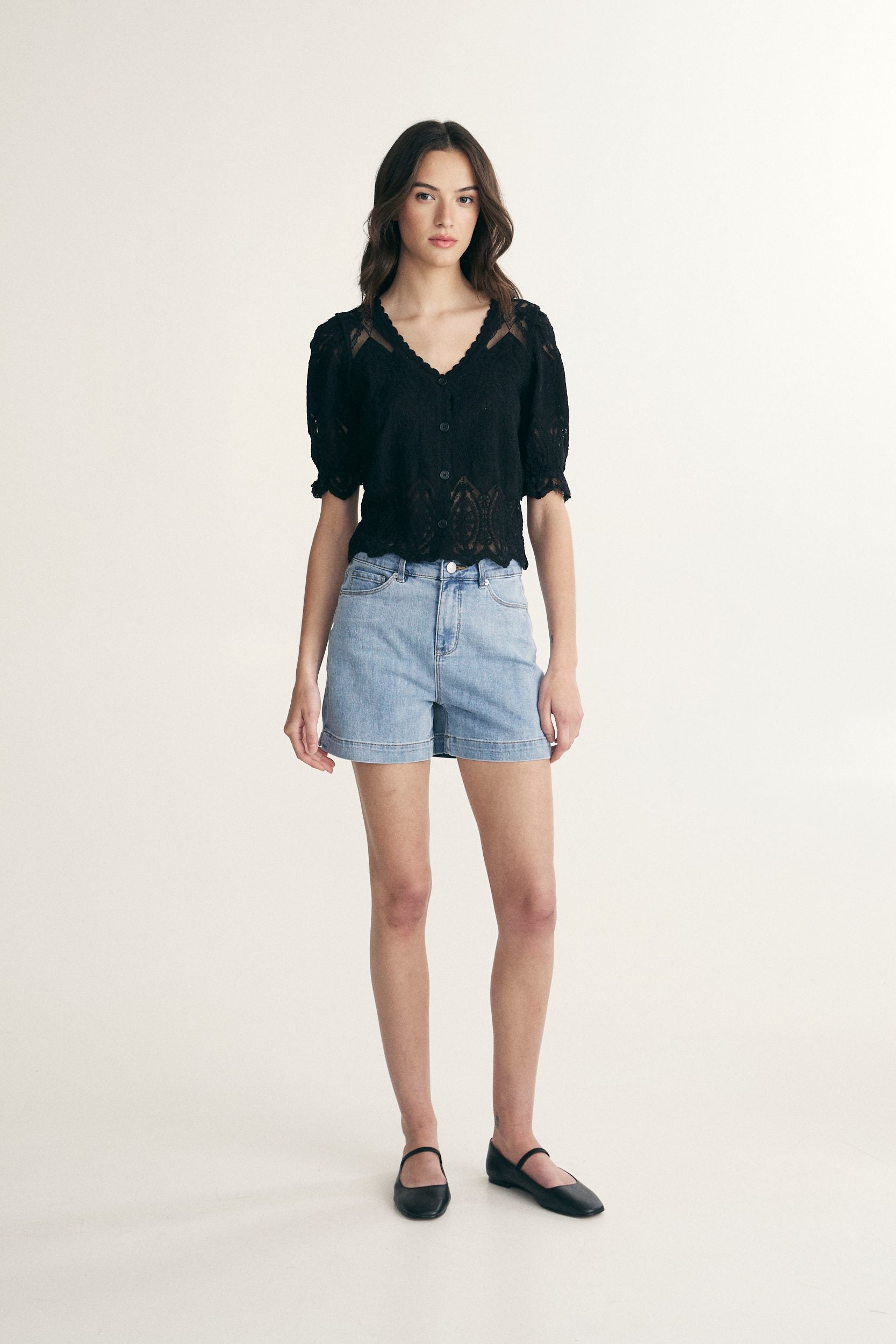 Blouse brodée