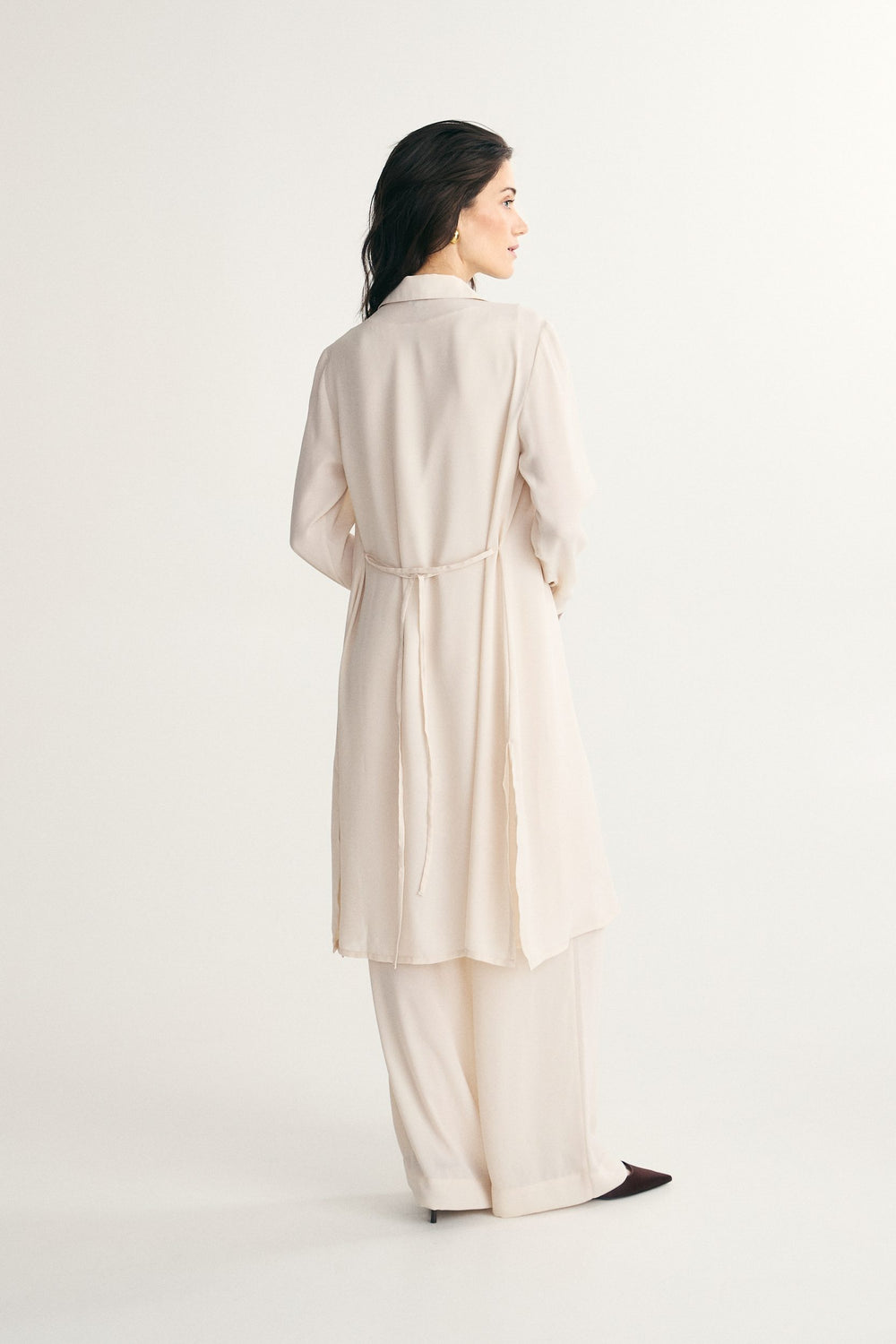 Long sheer blouse