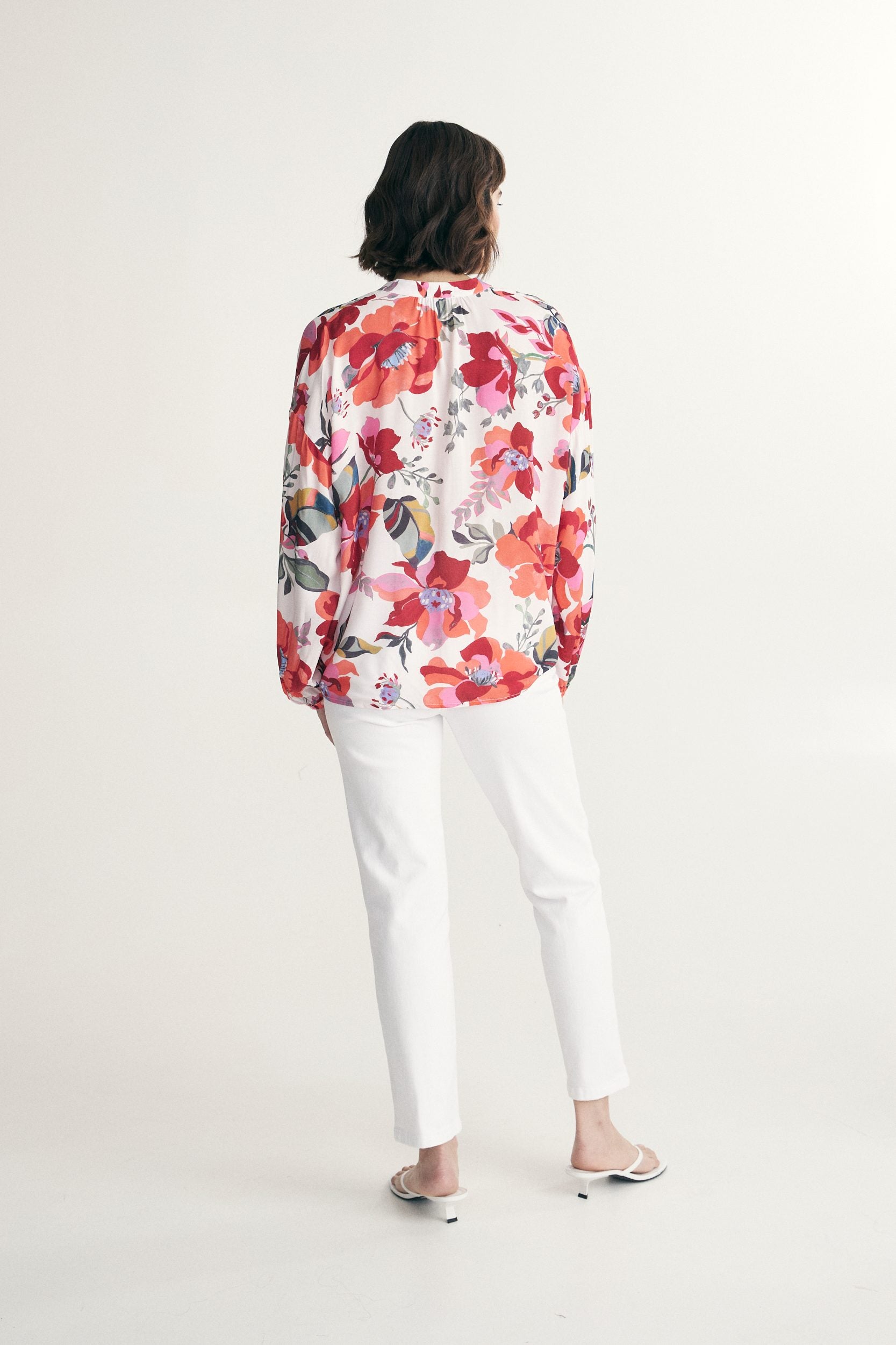 Floral print blouse