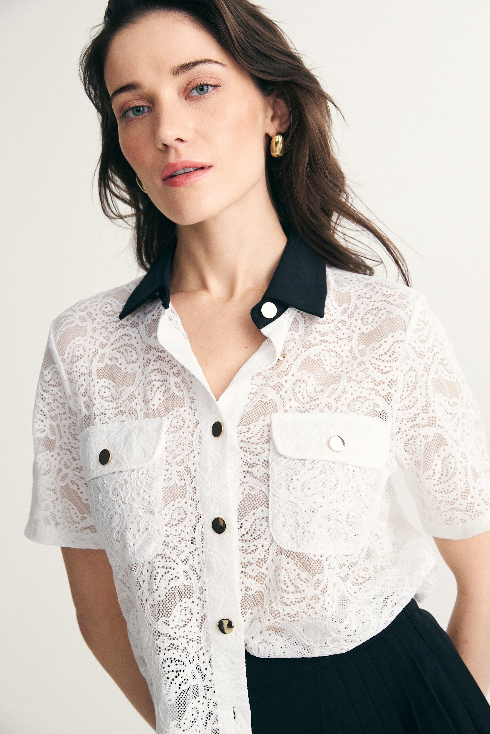 Chemisier en dentelle