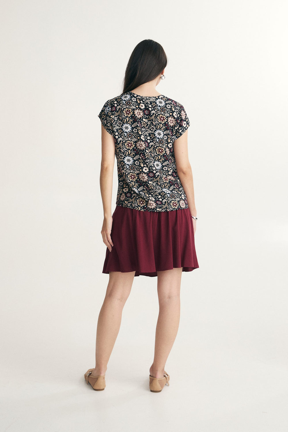 Floral print top