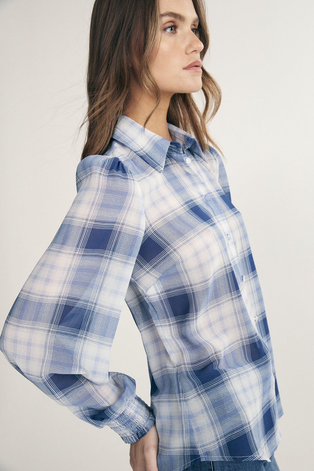Chemise à carreaux