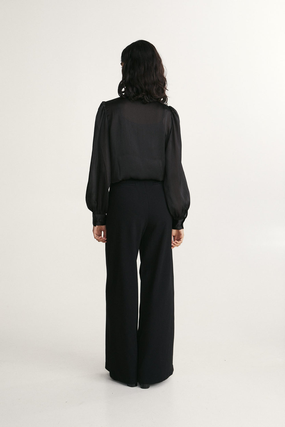 Blouse with pintucks detail