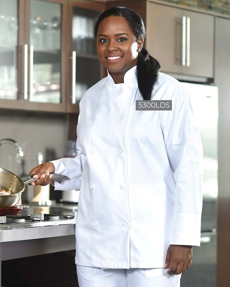 Veste de cuisine ajustée avec logo Montmorency