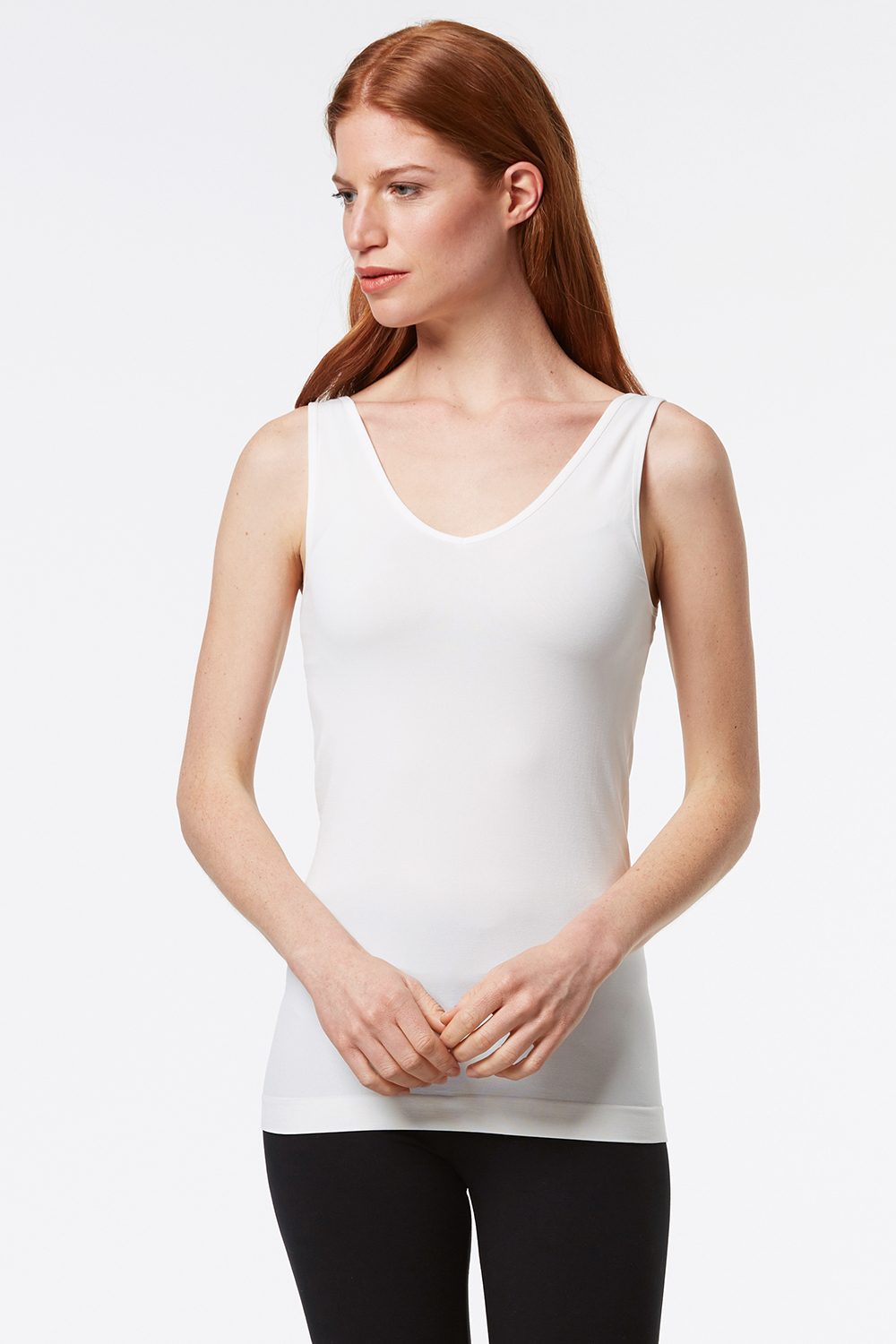 Back to front seamless camisole