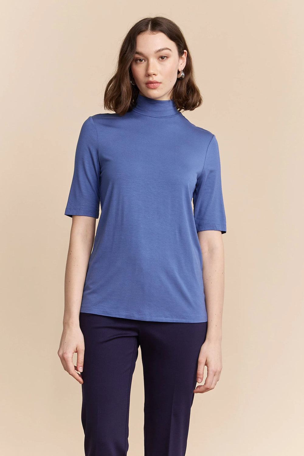 Mock neck top