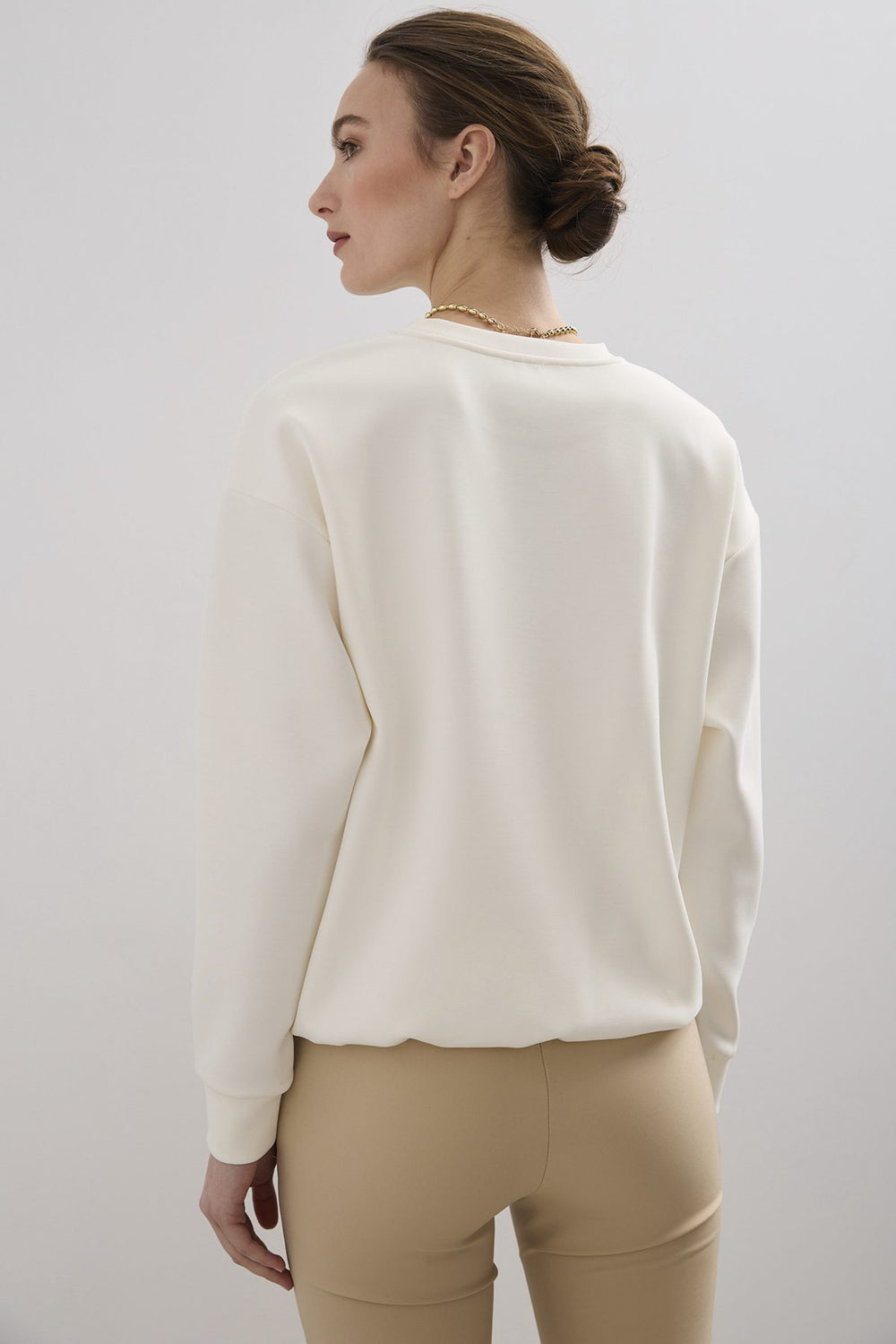 Pull ample col rond