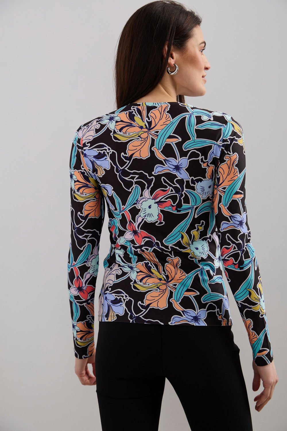 T-shirt manches longues à motif