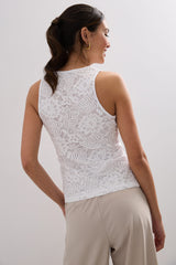 Lace sleeveless top