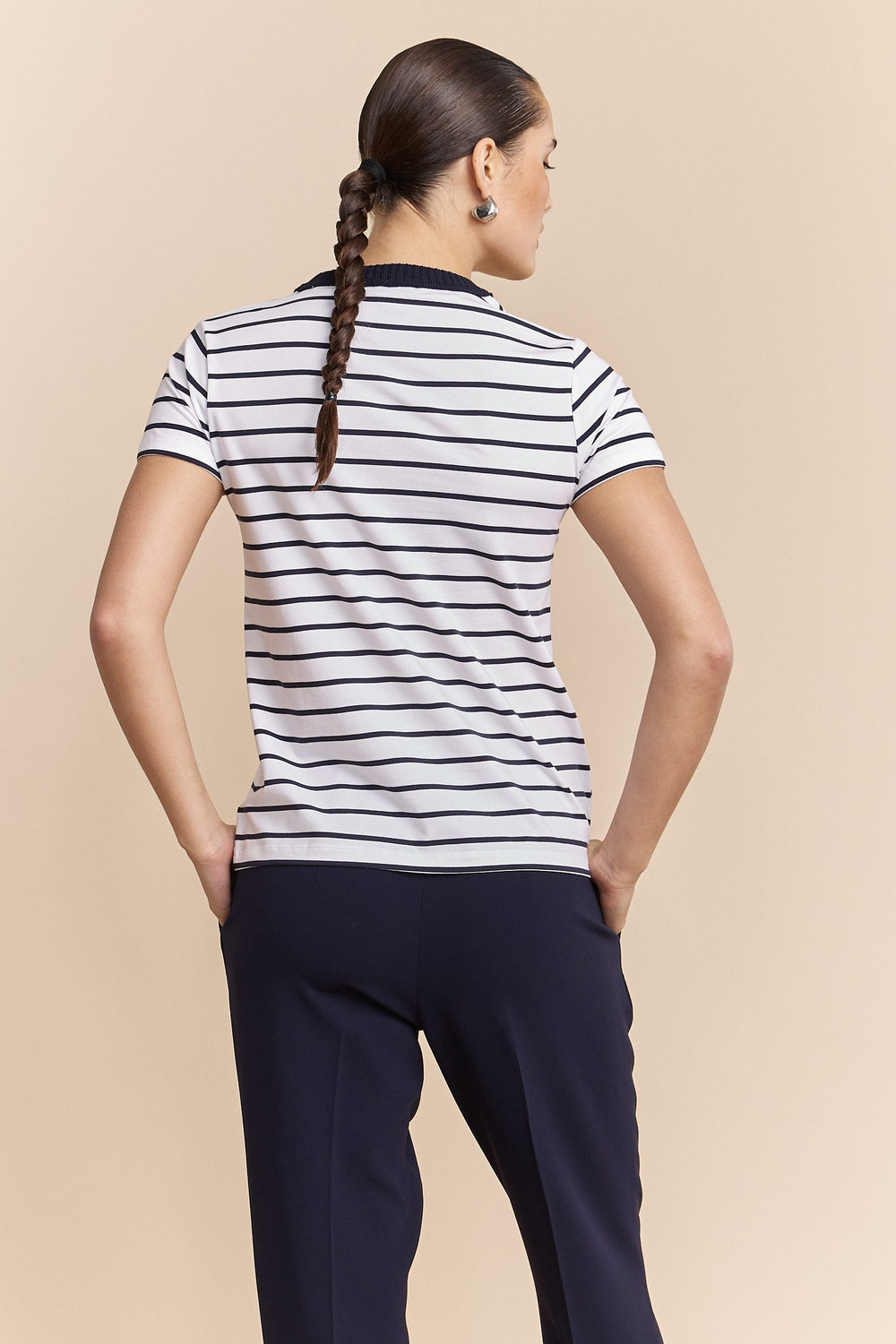 T-shirt coupe régulière brodé