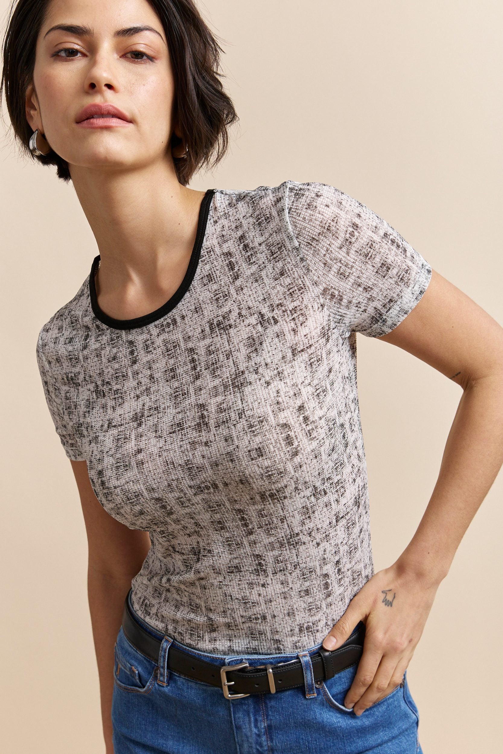 T-shirt avec imprimés