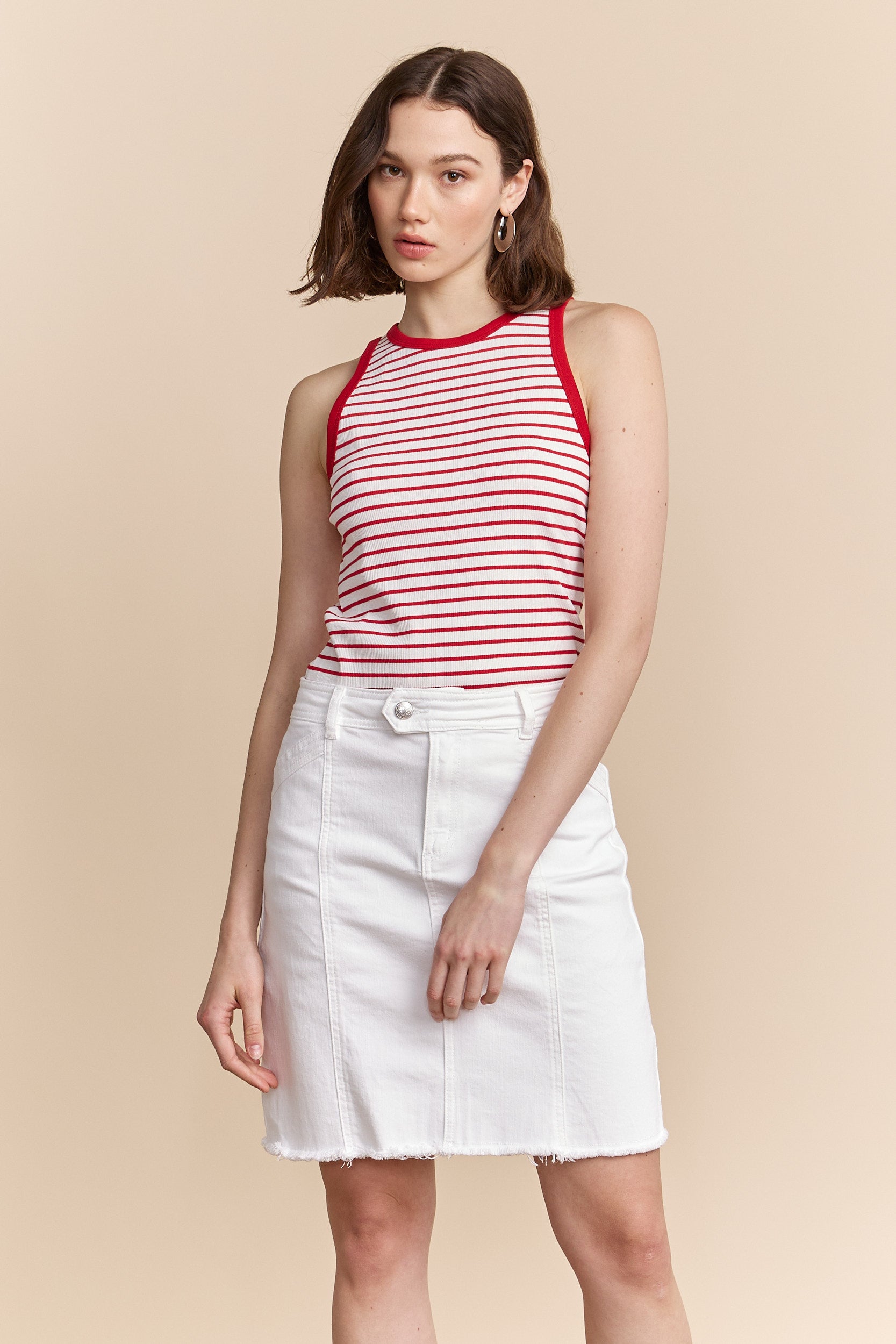 Camisole à rayures