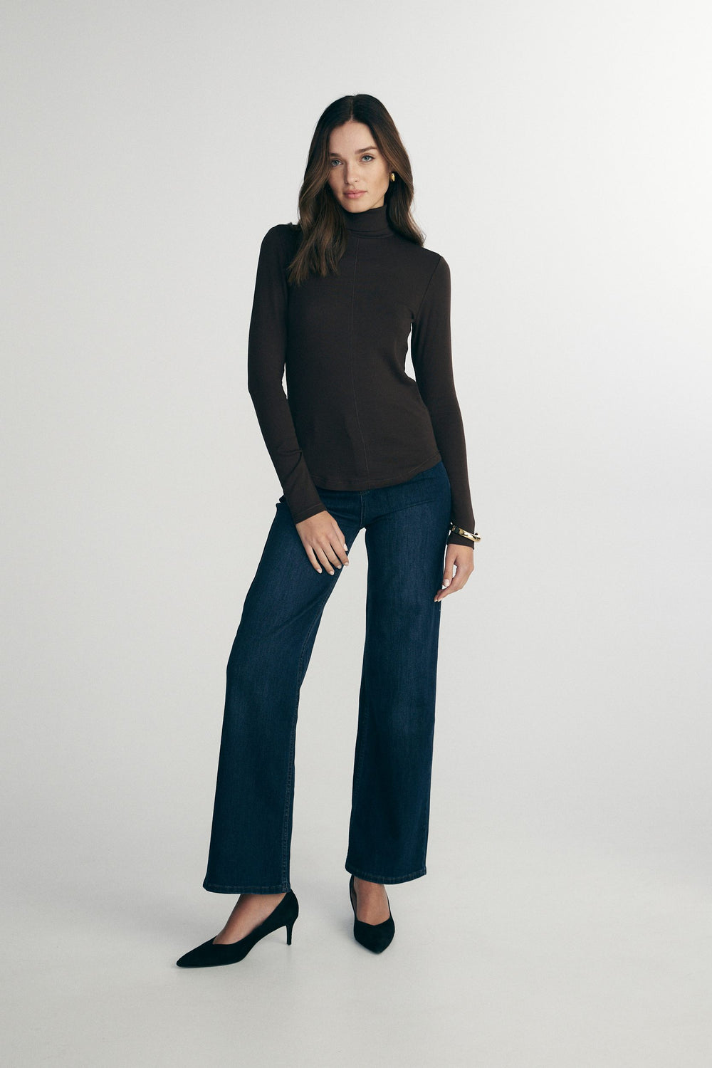 Stretch turtleneck