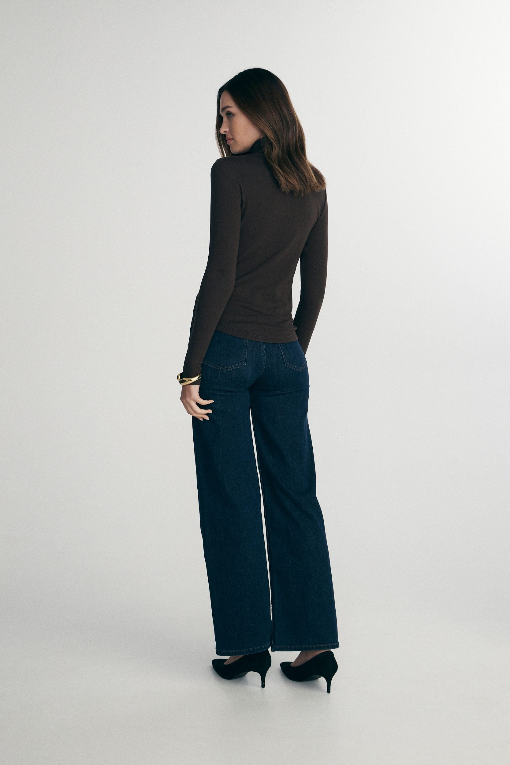 Stretch turtleneck