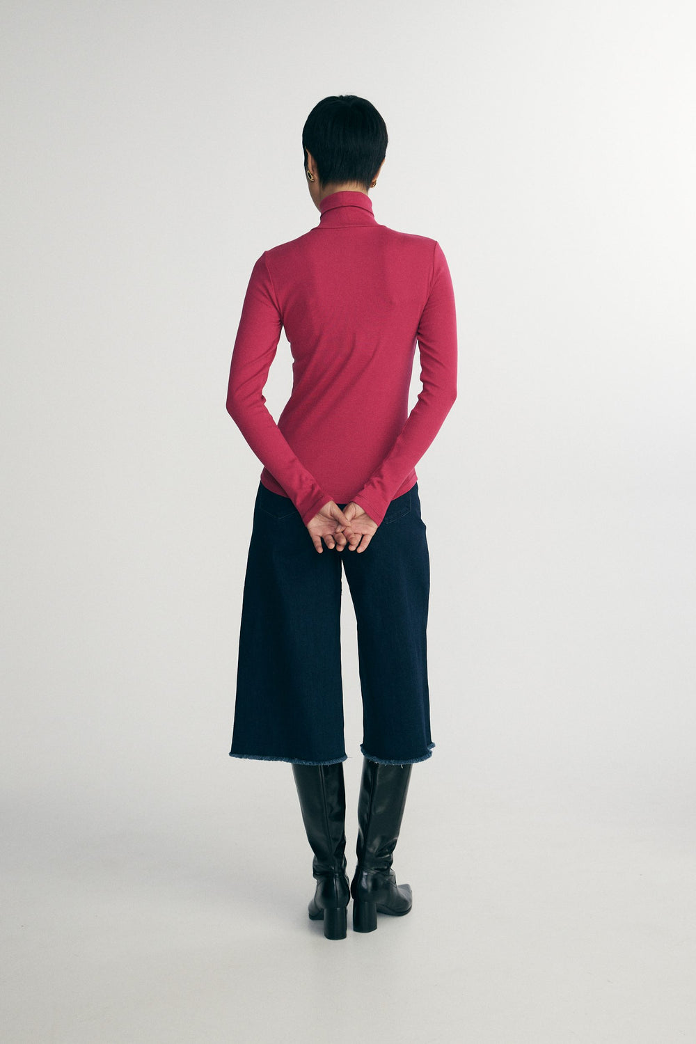 Stretch turtleneck