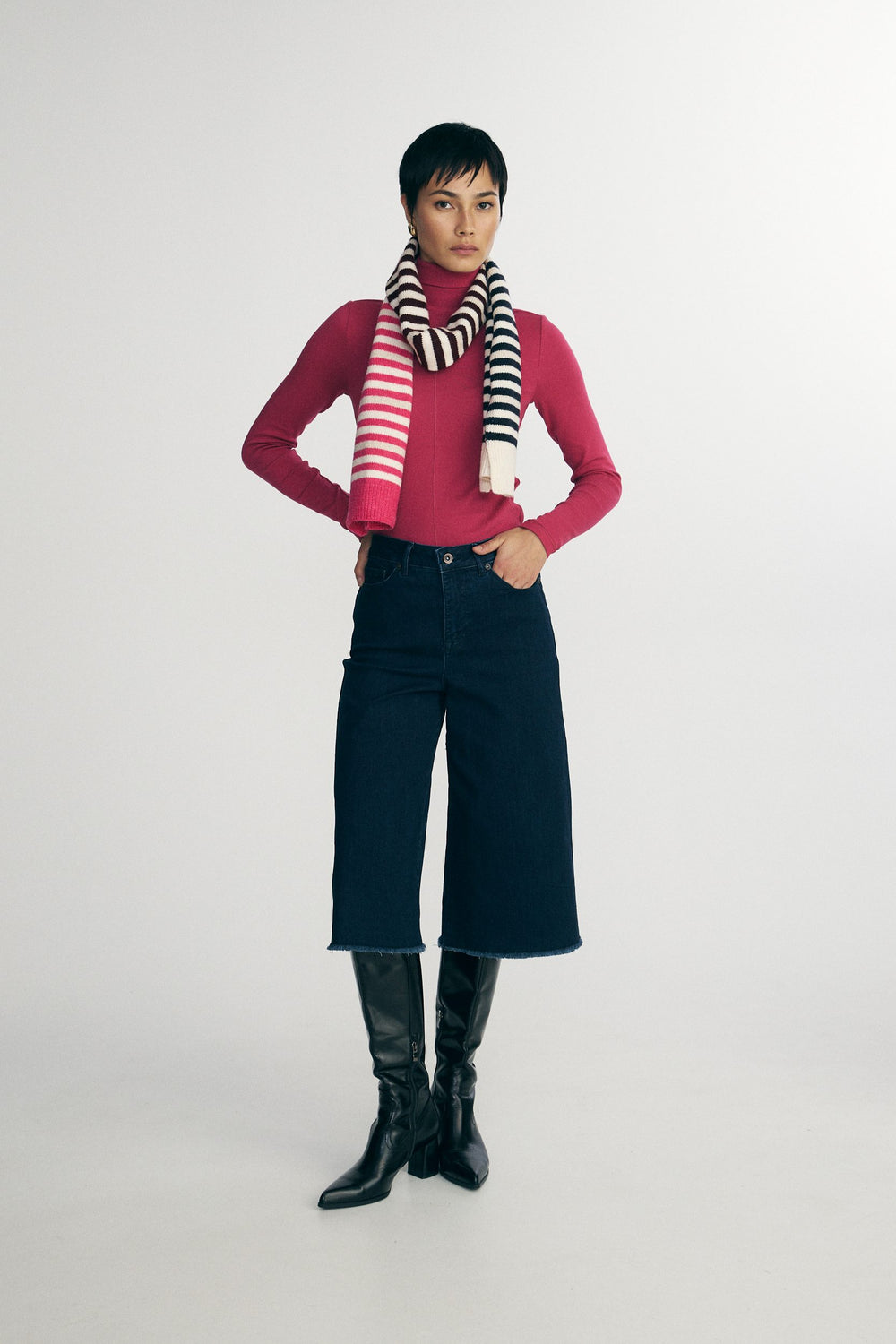 Stretch turtleneck