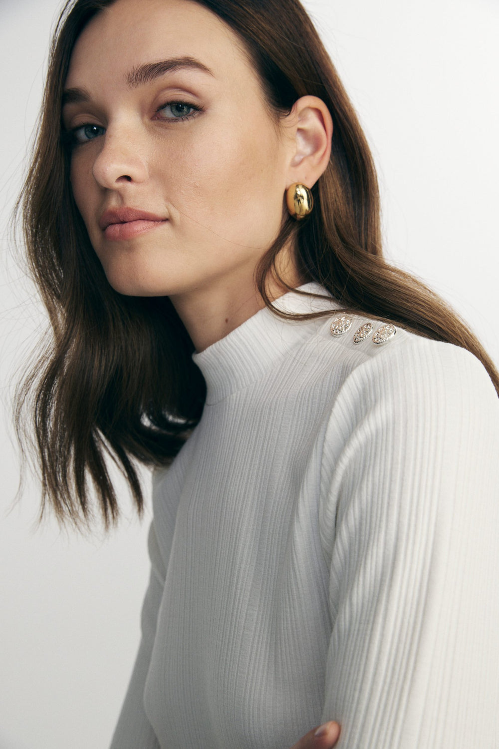 Mock neck top
