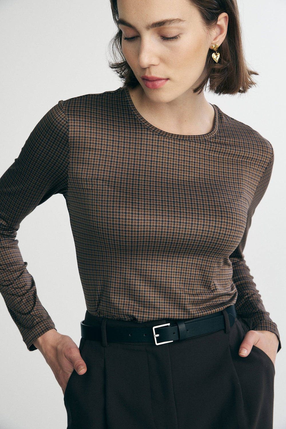 Printed long sleeve t-shirt