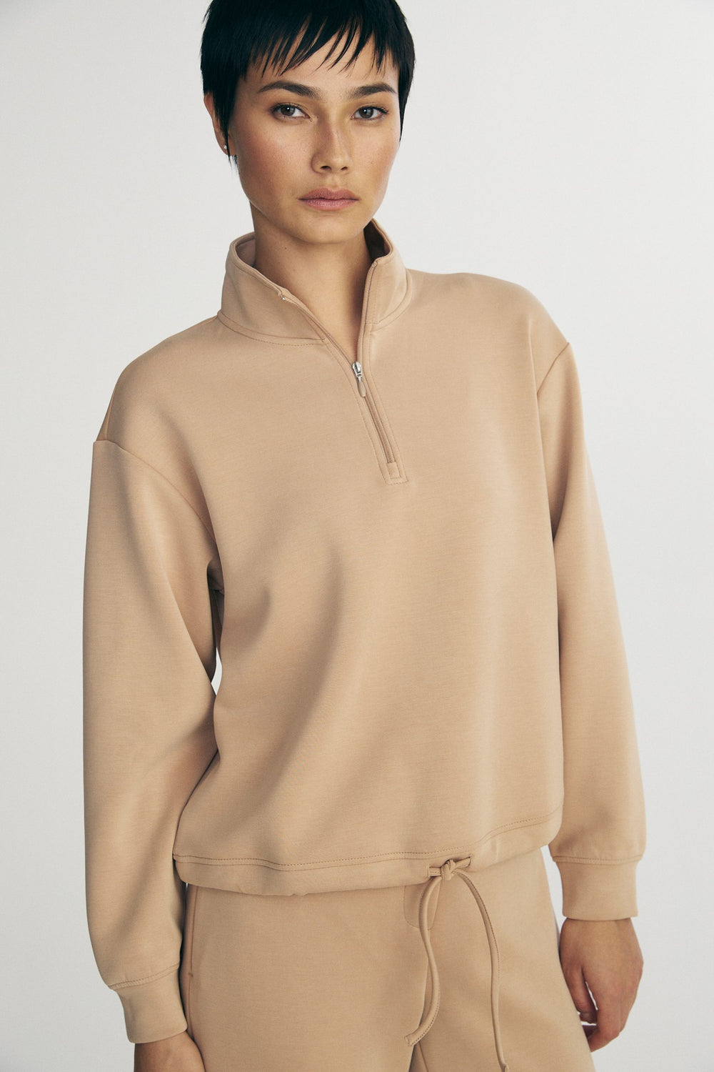 Half zip sweater