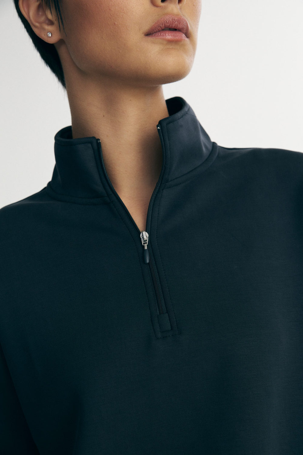 Half zip sweater