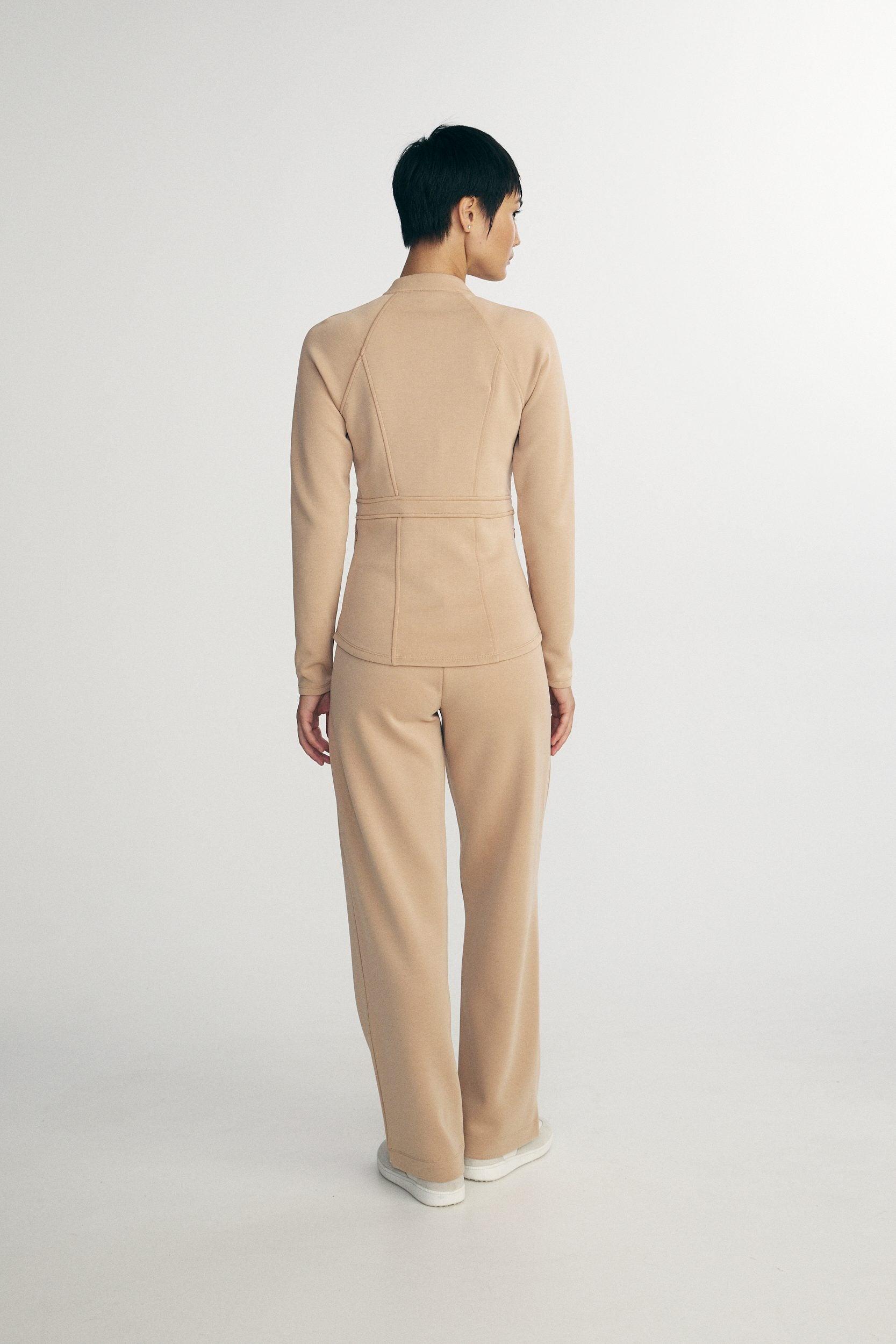 Ponte zip up cardigan