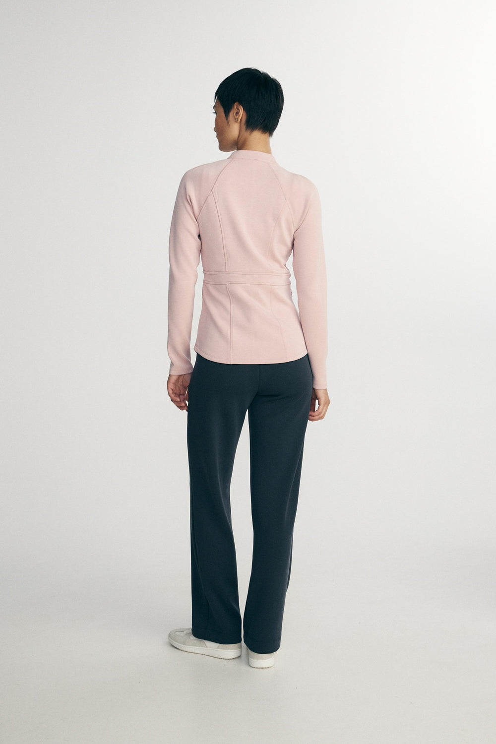 Ponte zip up cardigan
