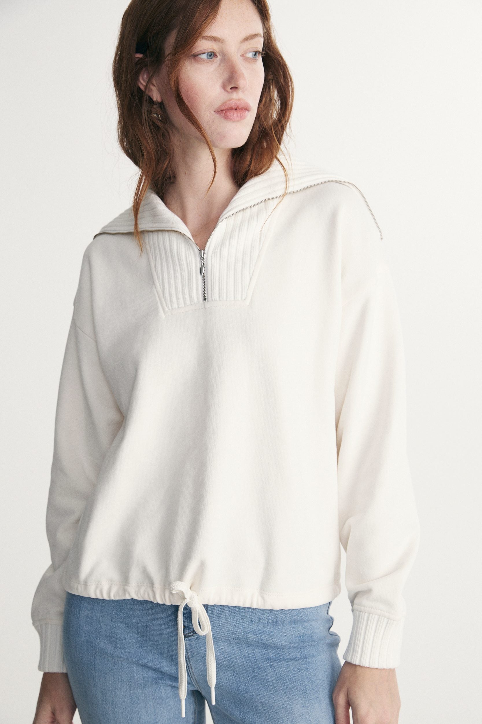 Chandail demi-zippé