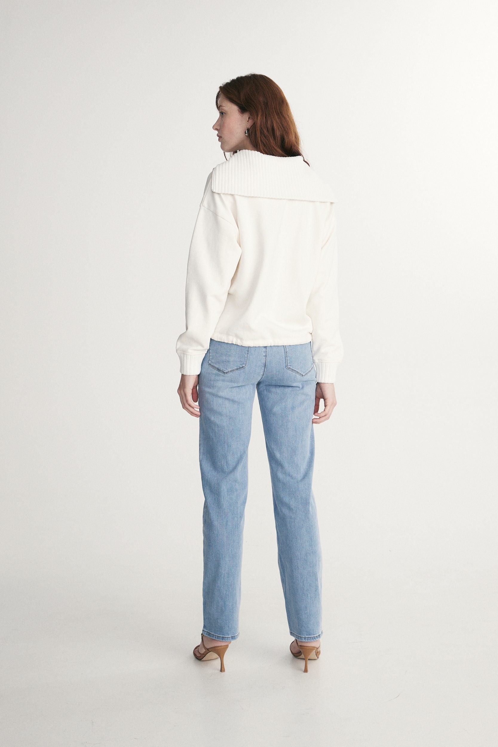 Chandail demi-zippé