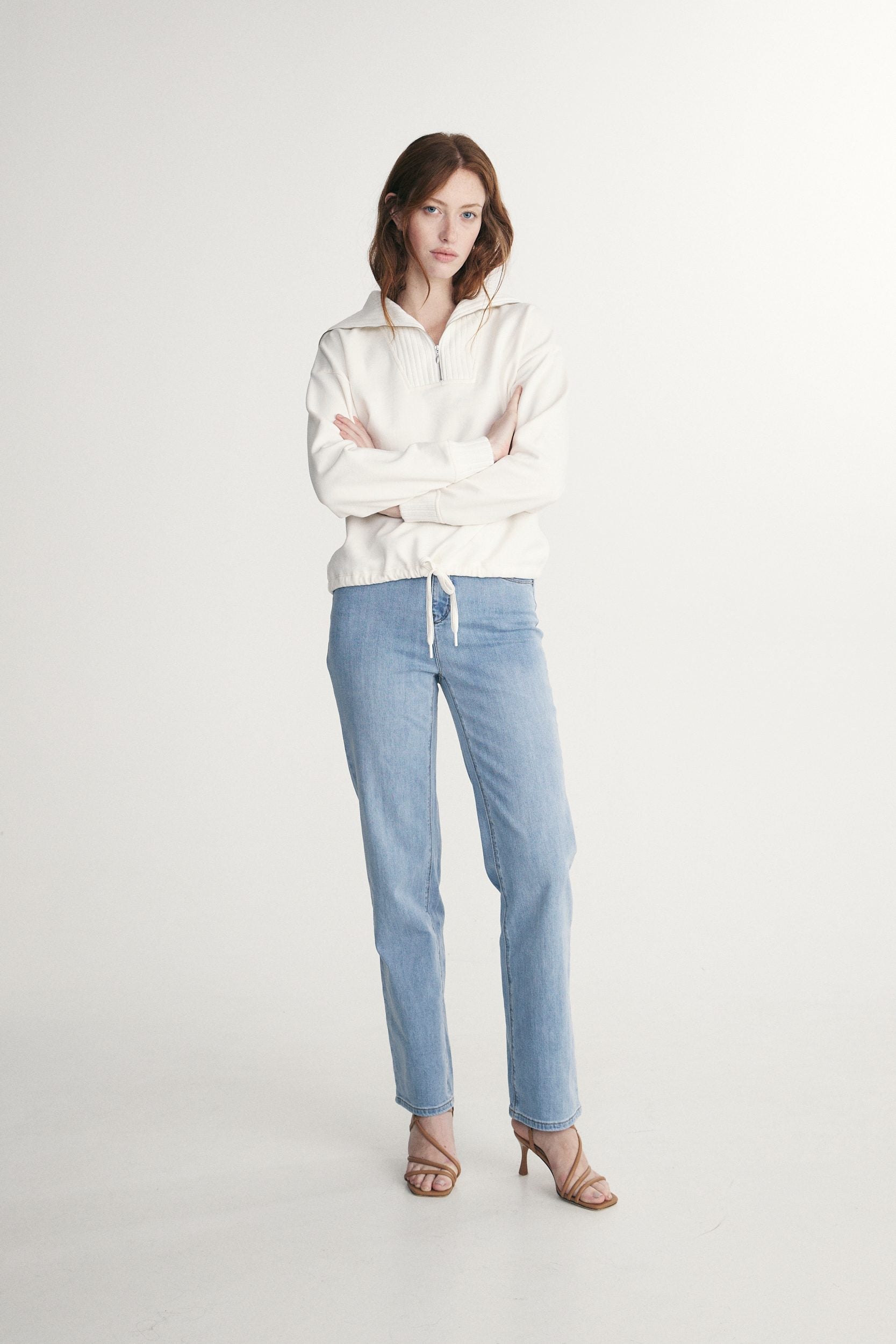 Chandail demi-zippé