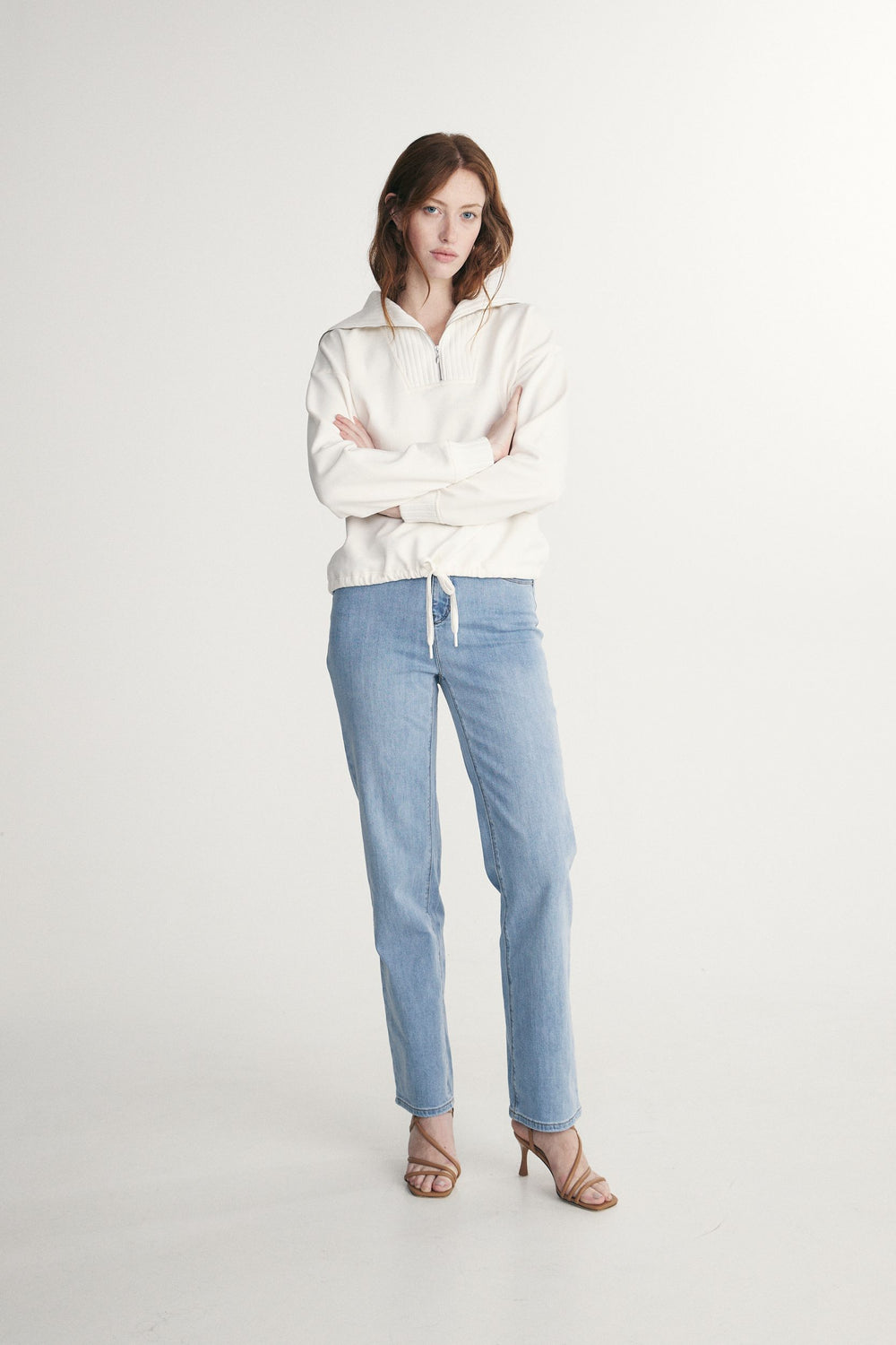 Chandail demi-zippé