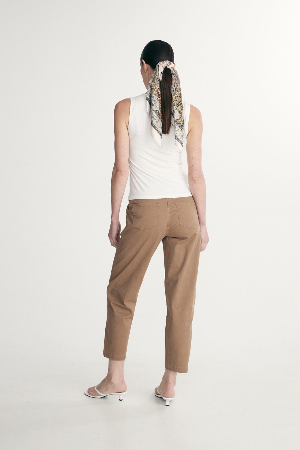 Knot detail sleeveless top