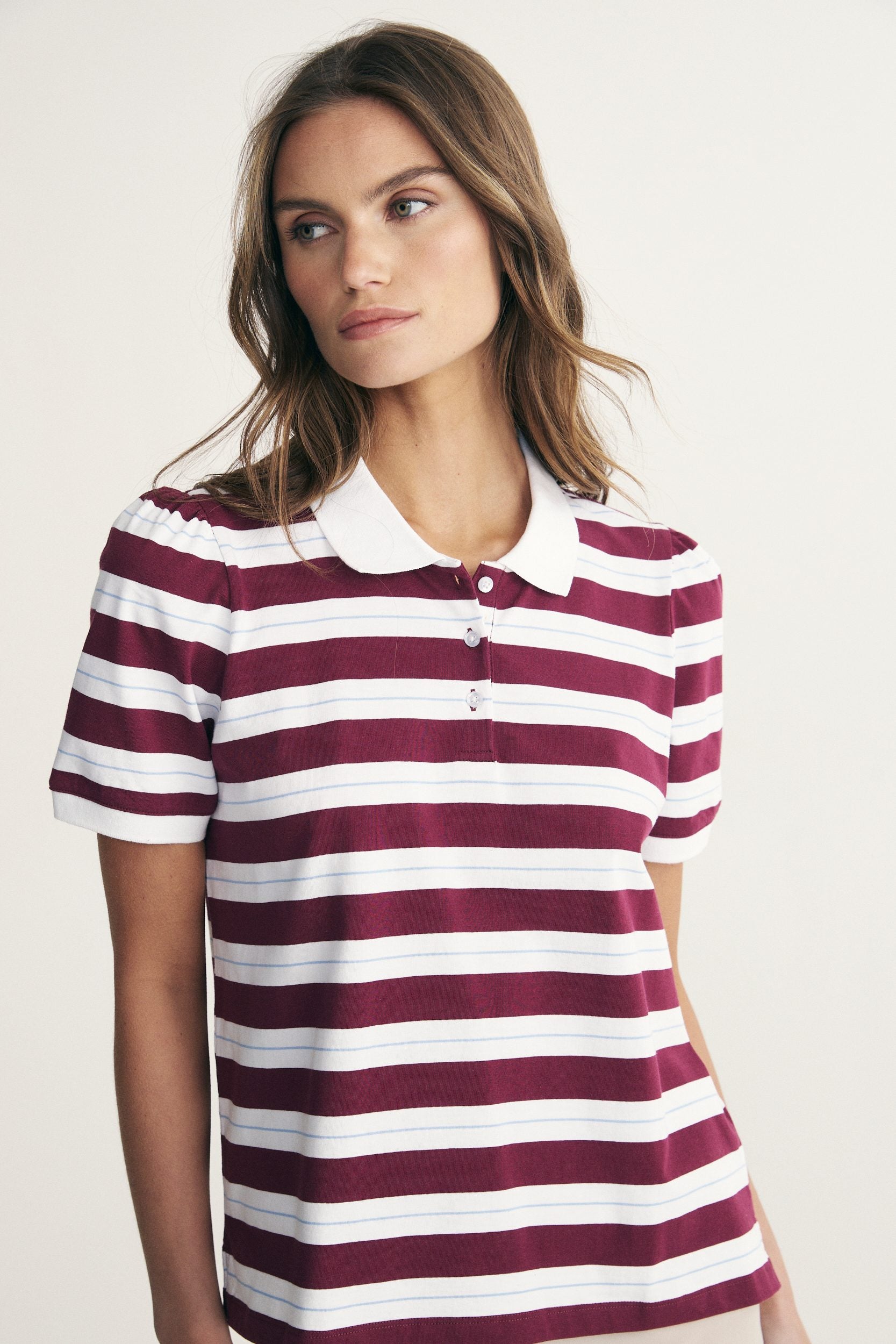 Striped polo