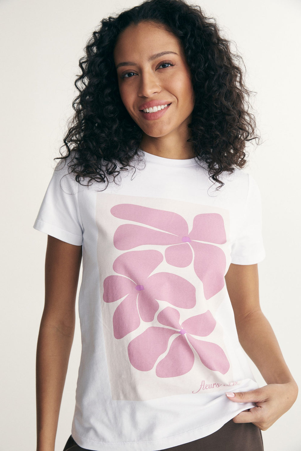 T-shirt imprimé à coupe régulière