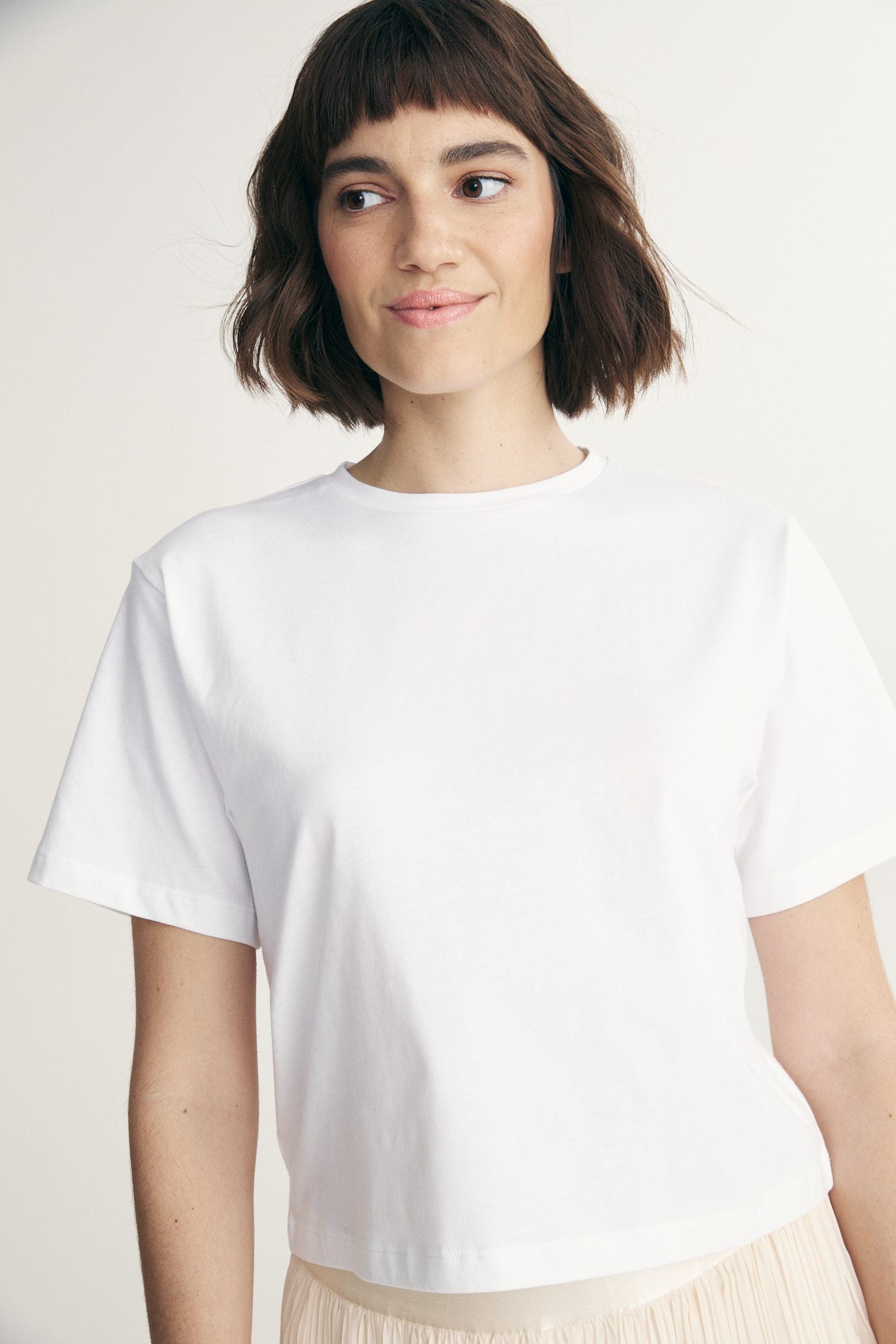 T-shirt court en coton pima