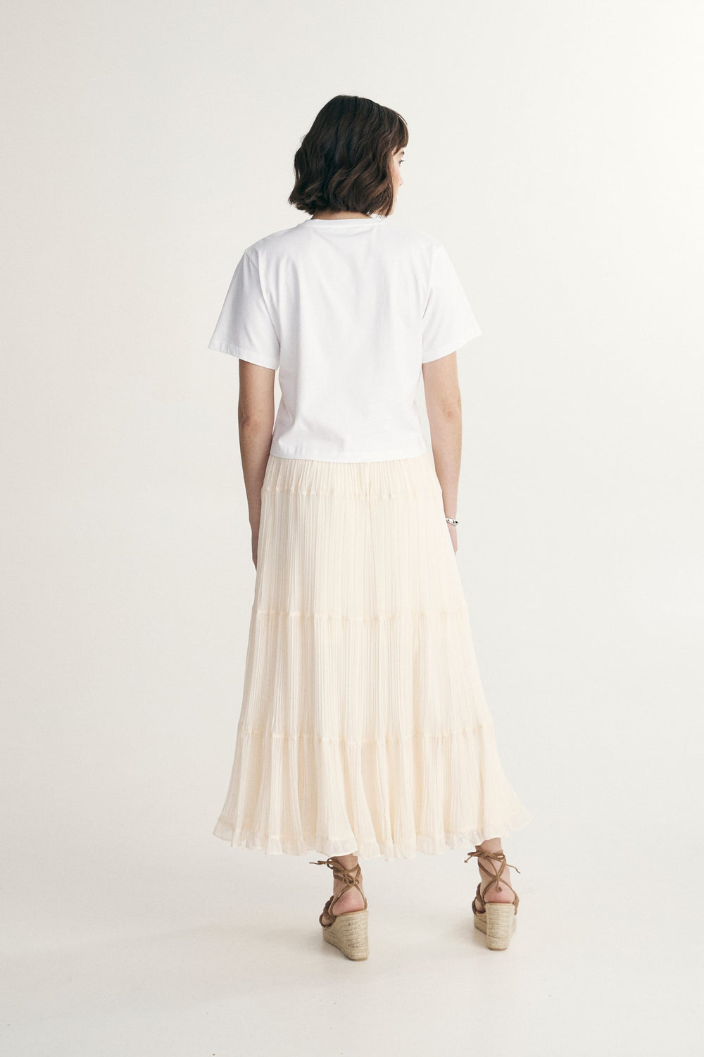 T-shirt court en coton pima