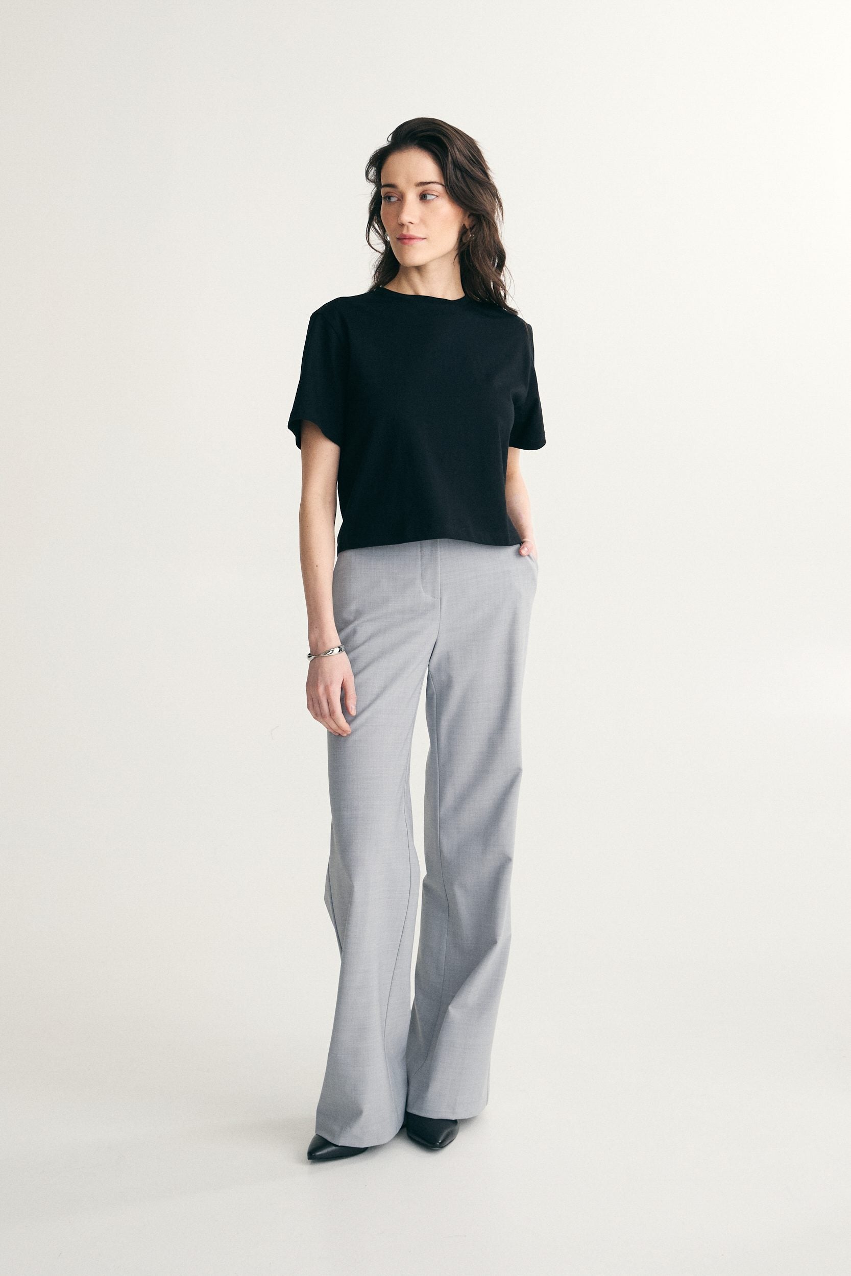 T-shirt court en coton pima