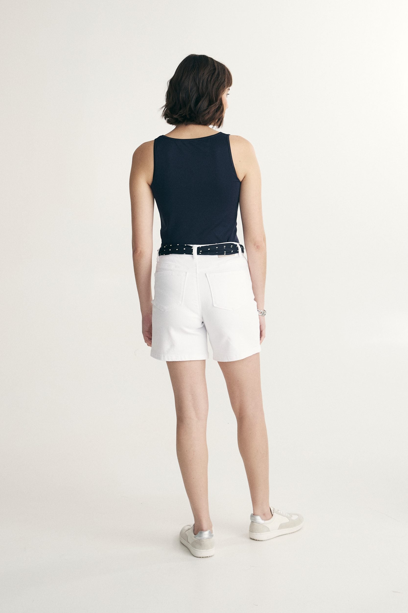 Camisole sans couture à col rond