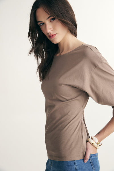 Open back t-shirt