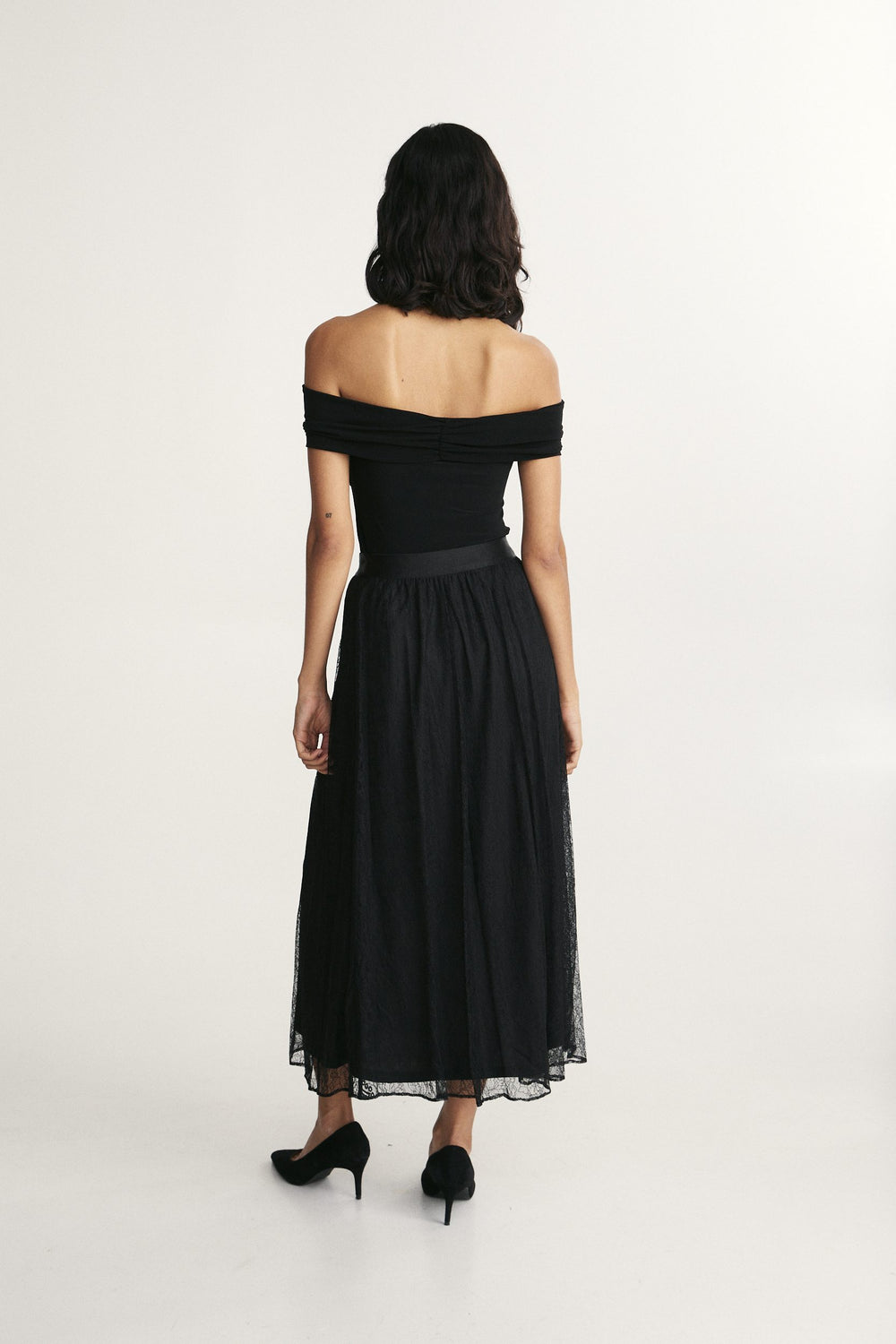 Multi-way ponte off-shoulder top