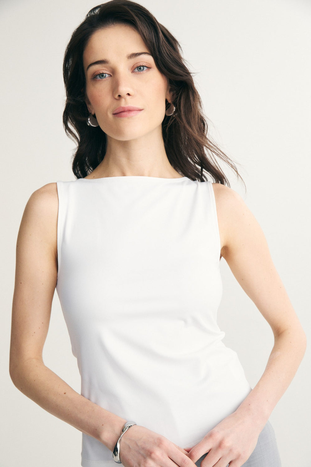 Boat neck top
