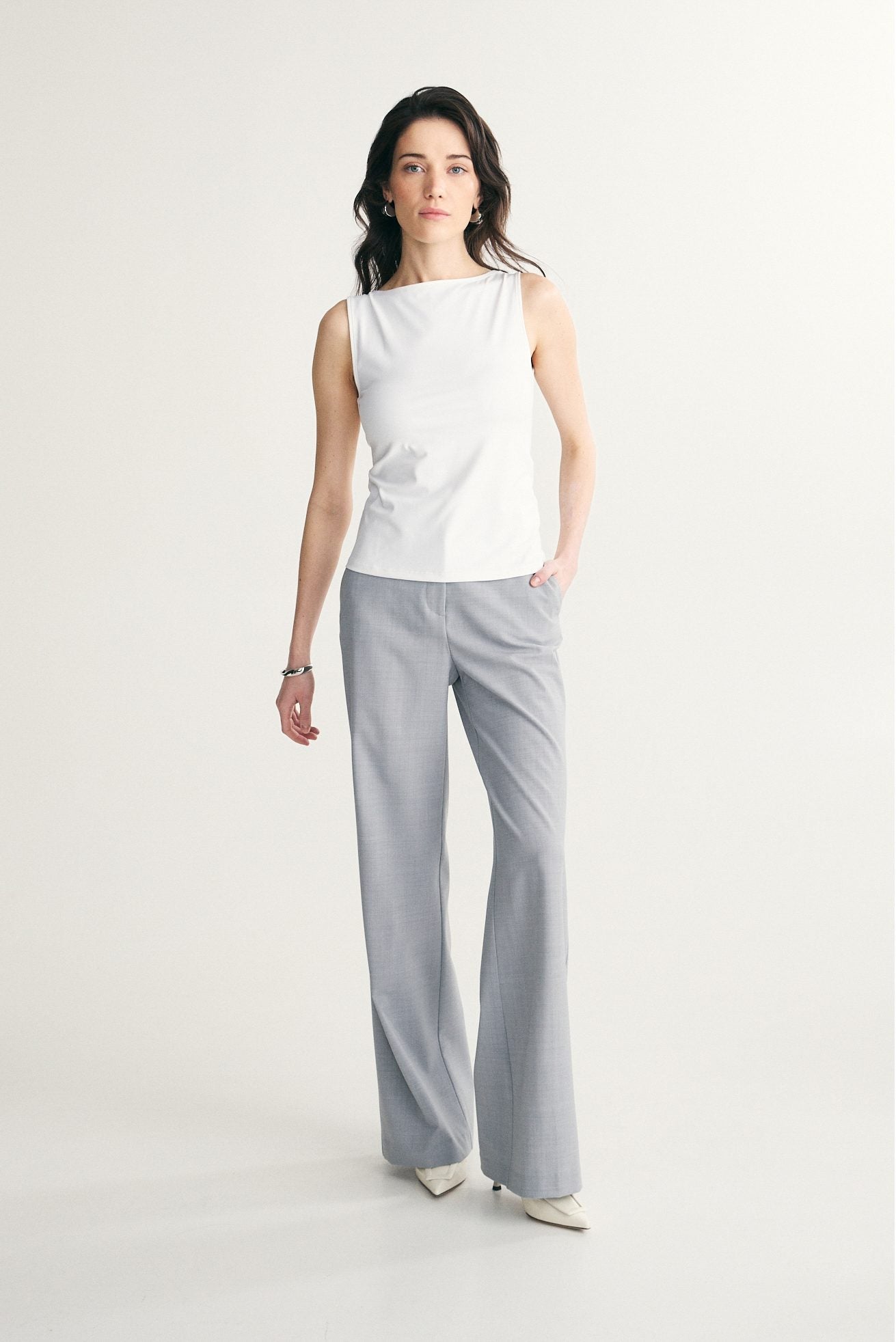Boat neck top