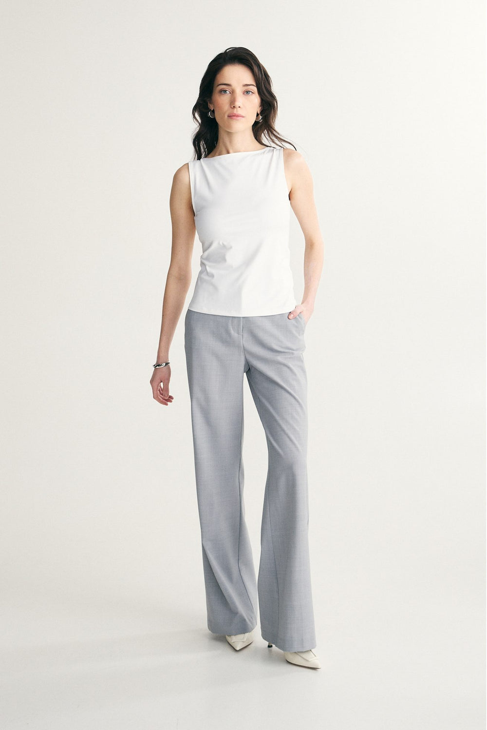 Boat neck top