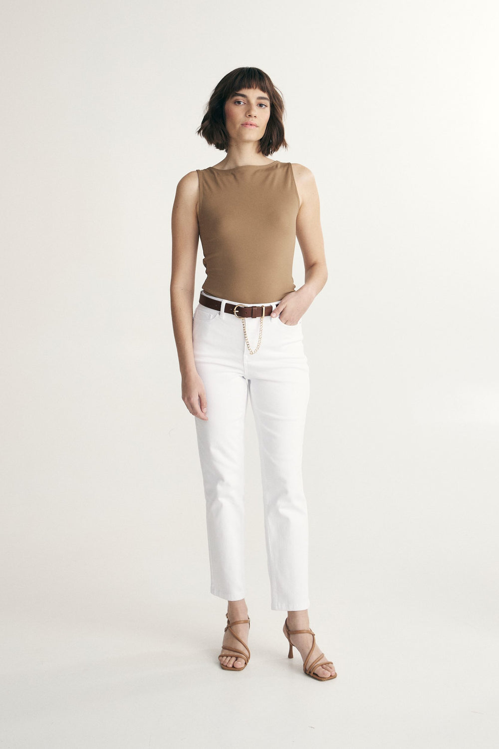 Boat neck top