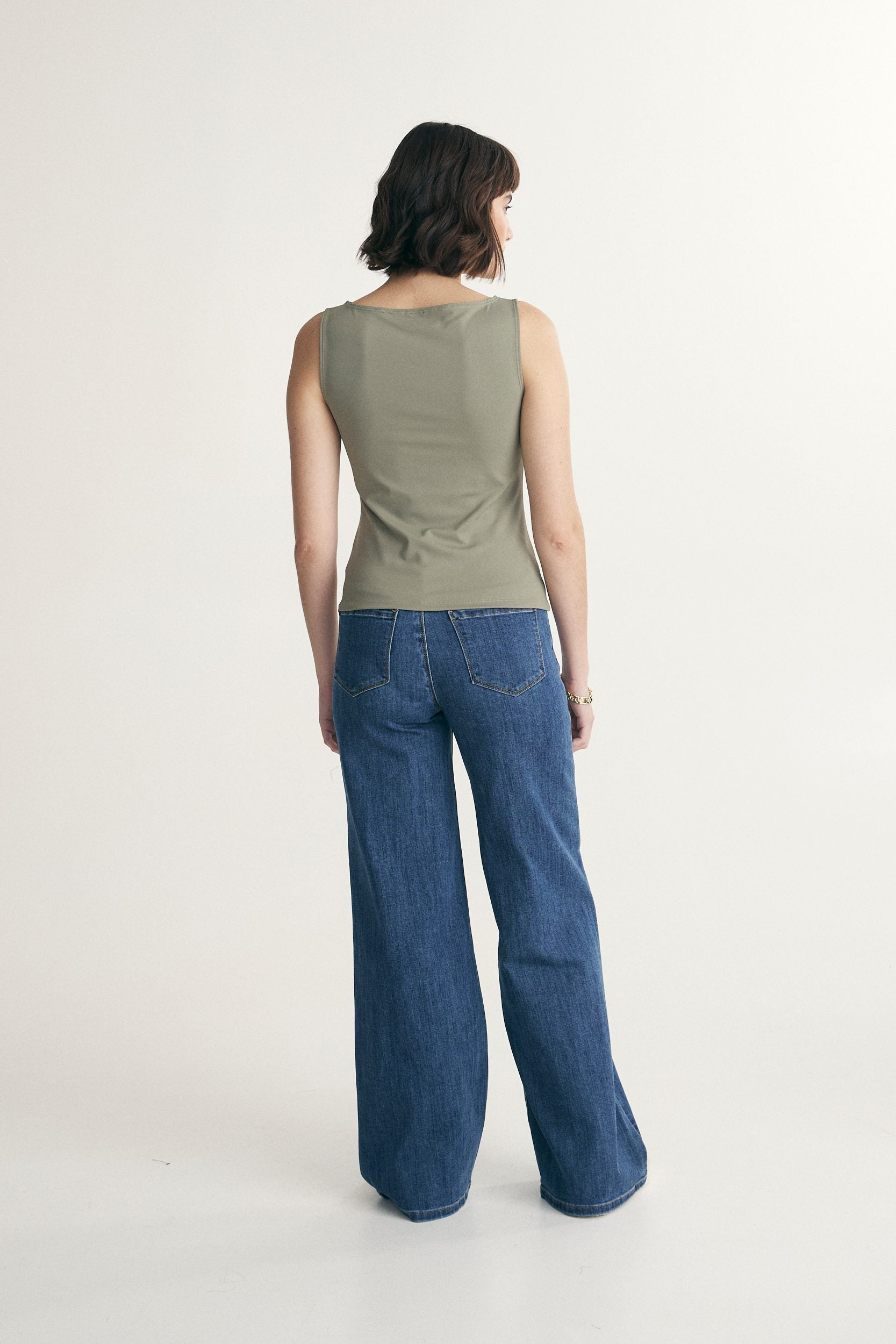 Boat neck top
