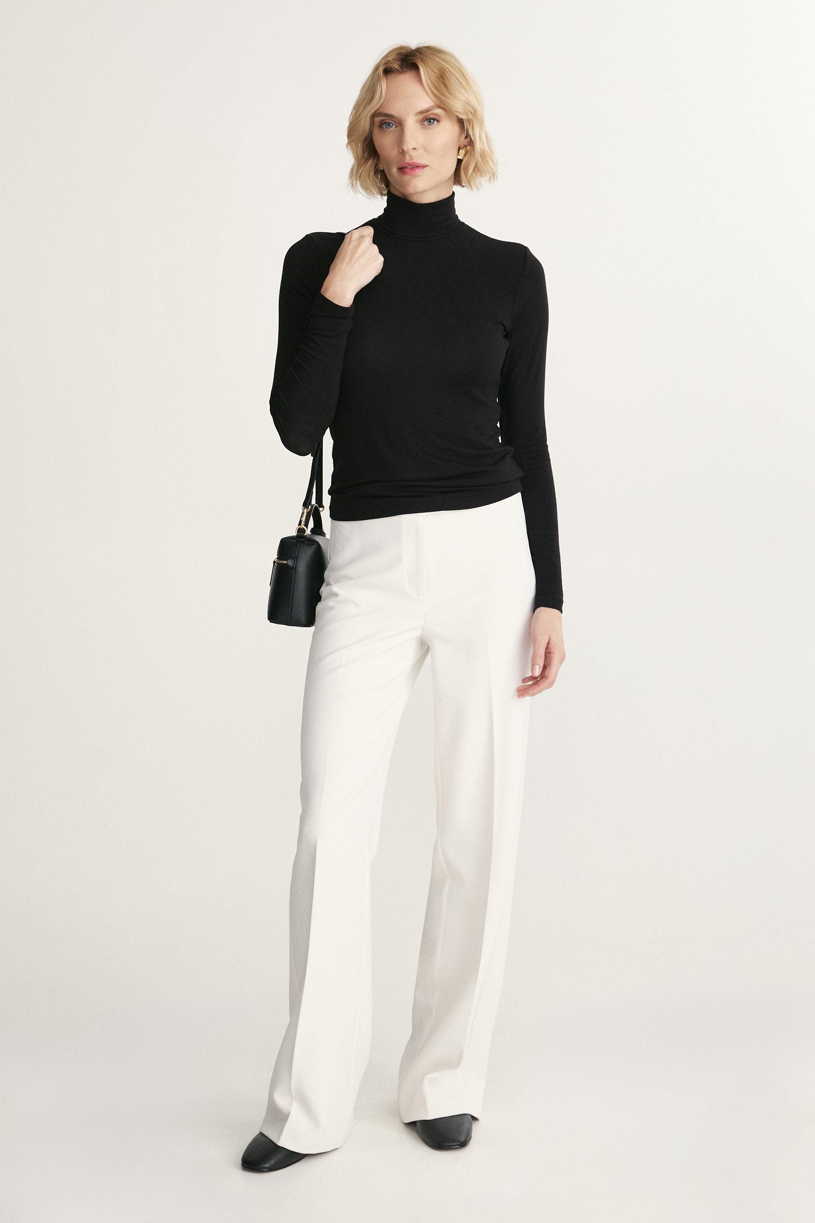 Stretch turtleneck